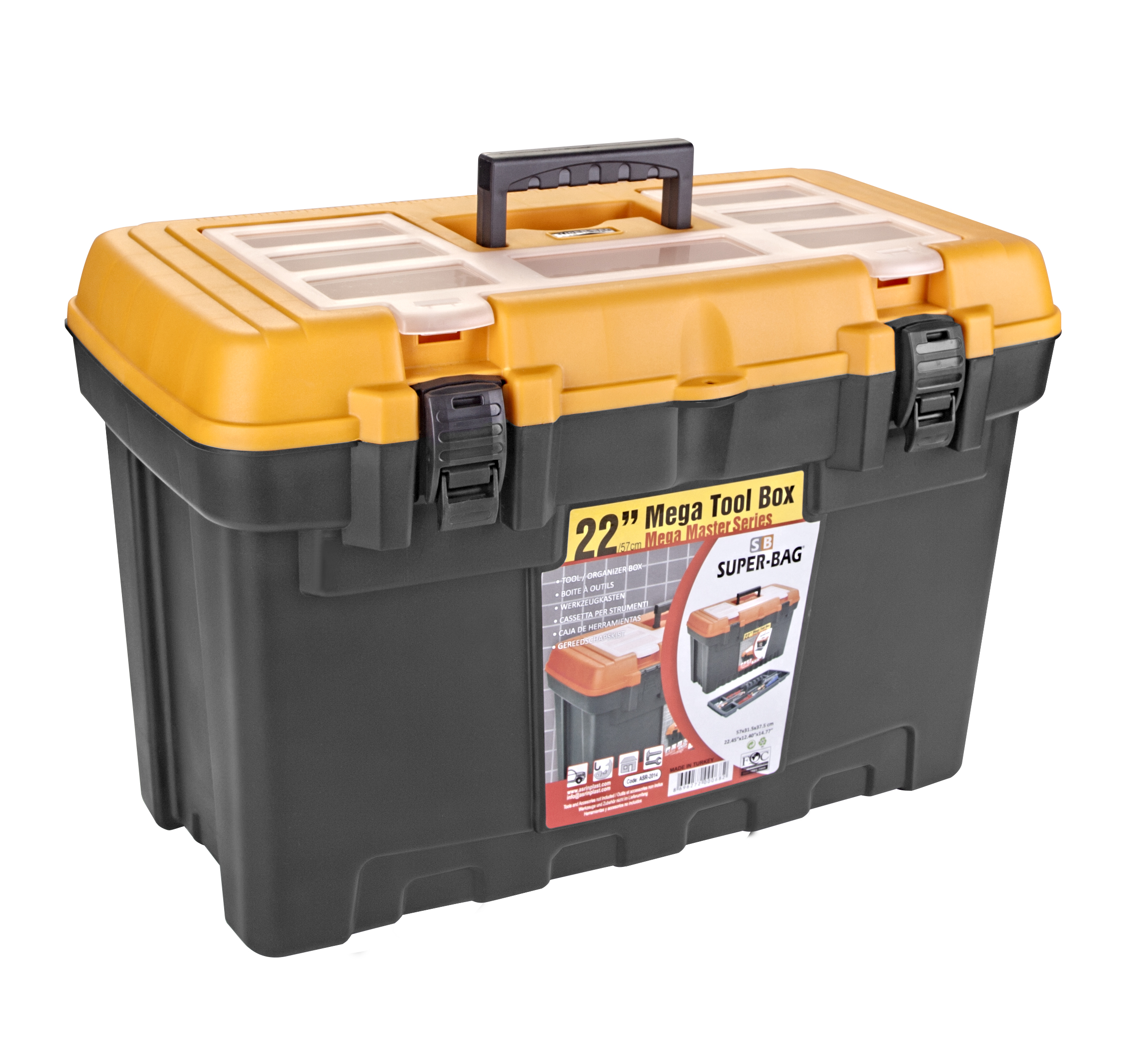 22″ Mega Master Tool Box – ASR 2014 | Asrın Plastic | İstoç Takım ...